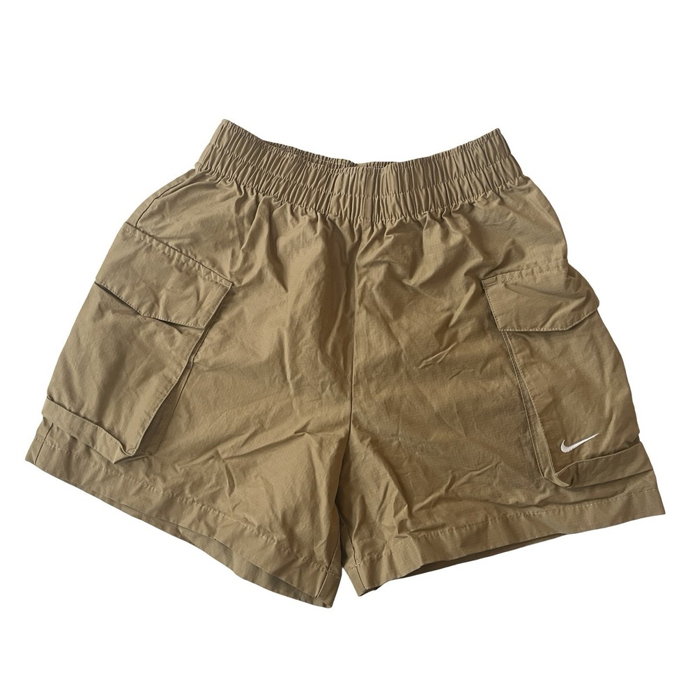 Nike Essential Women's Size S Woven High-Waisted Cargo Shorts Outdoor Packable